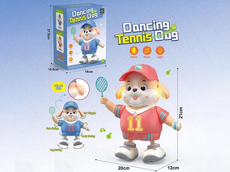 B/O Dancing Tennis Dog