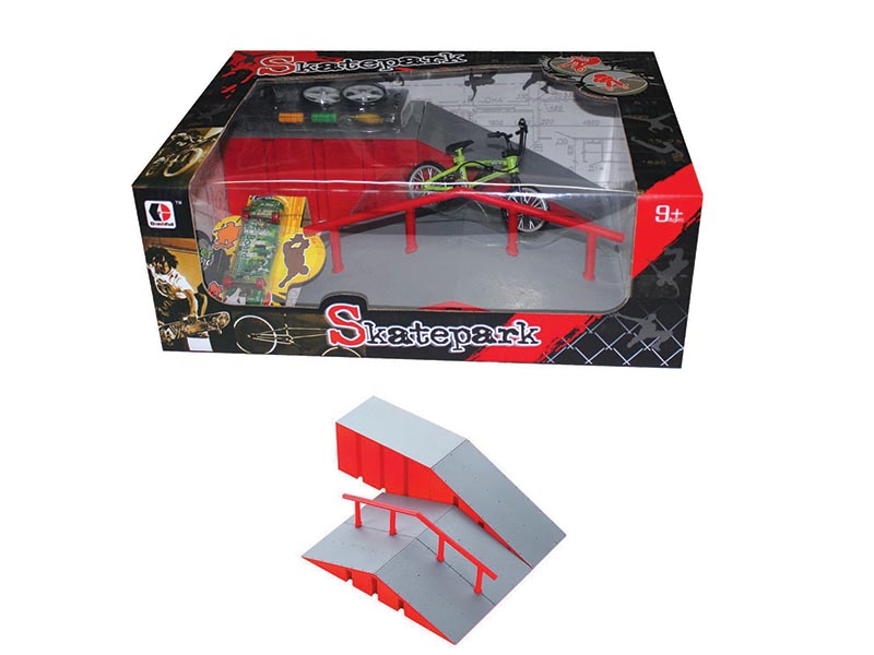 Bicycle Finger Skateboard Skate Park Set