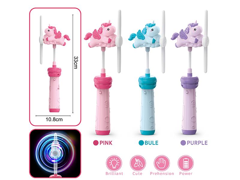 Unicorn Windmill Flash Stick