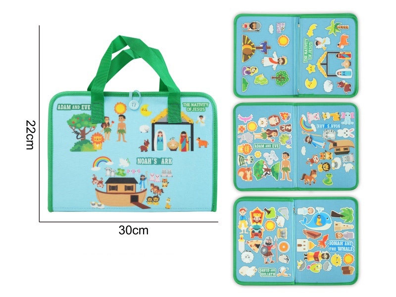 Montessori Early Childhood Education And Intelligence Development - Felt Busy Board Pirate Hand-Held