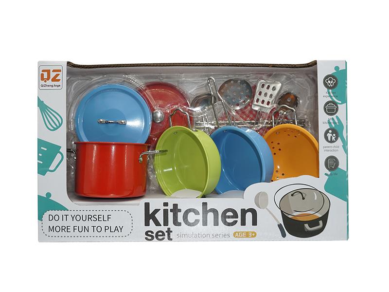 Multicolour Stainless Steel Tableware Toys