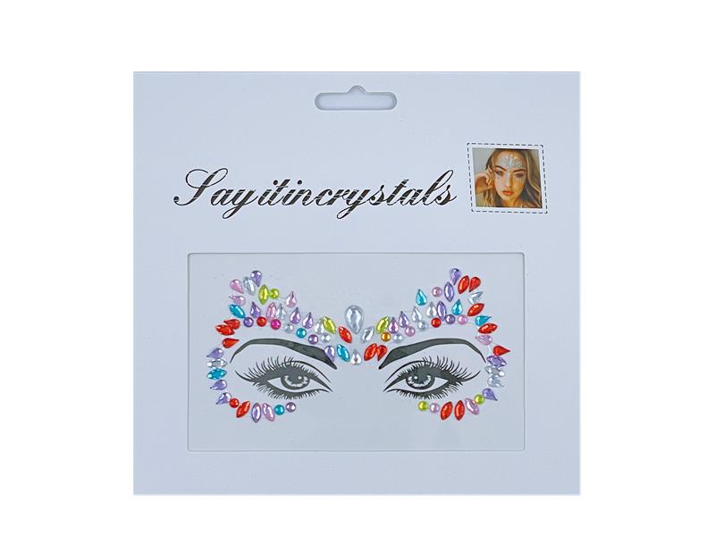 Face Crystal Stickers
