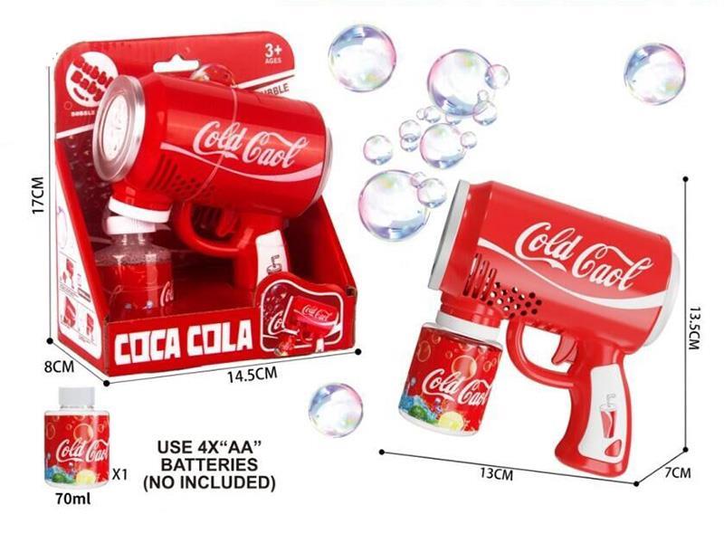Coca Cola Bubble Gun With Lights