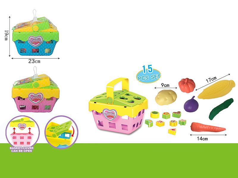 Picnic Basket - 15PCS Vegetable Set