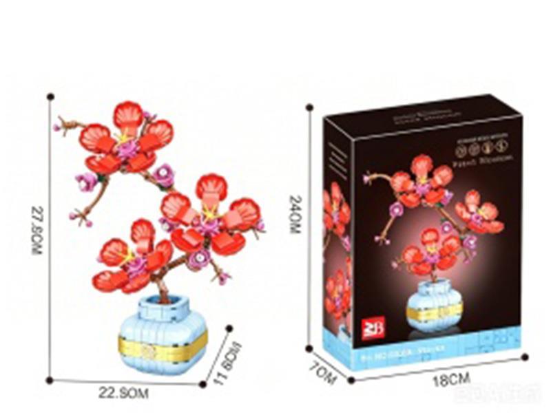 Building Blocks: 337 Pieces Peach Blossom