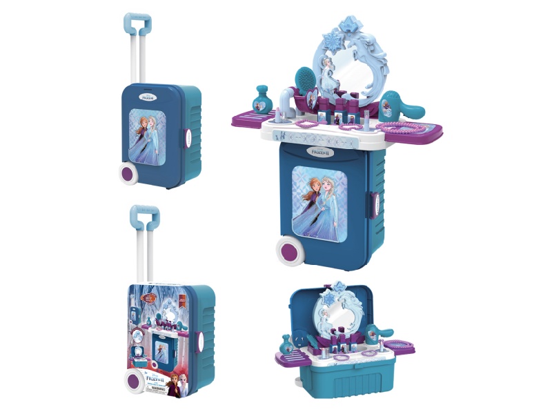 Frozen 2 3-In-1 Cosmetic Toy Suitcase