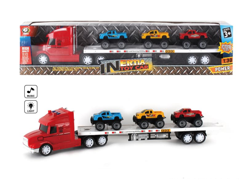 Friction Semi Truck(With Lights And Music)