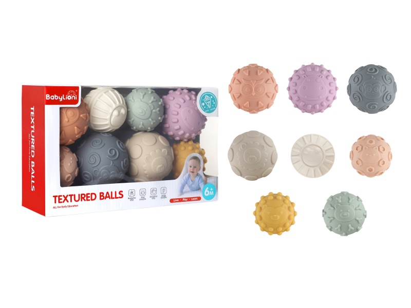 Vinyl Textured Balls 8pcs