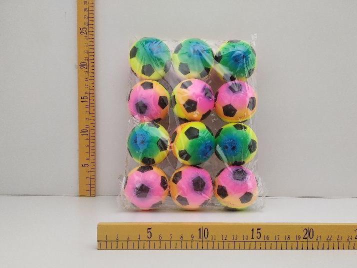 6.3Cm Pu Rainbow Beach Football