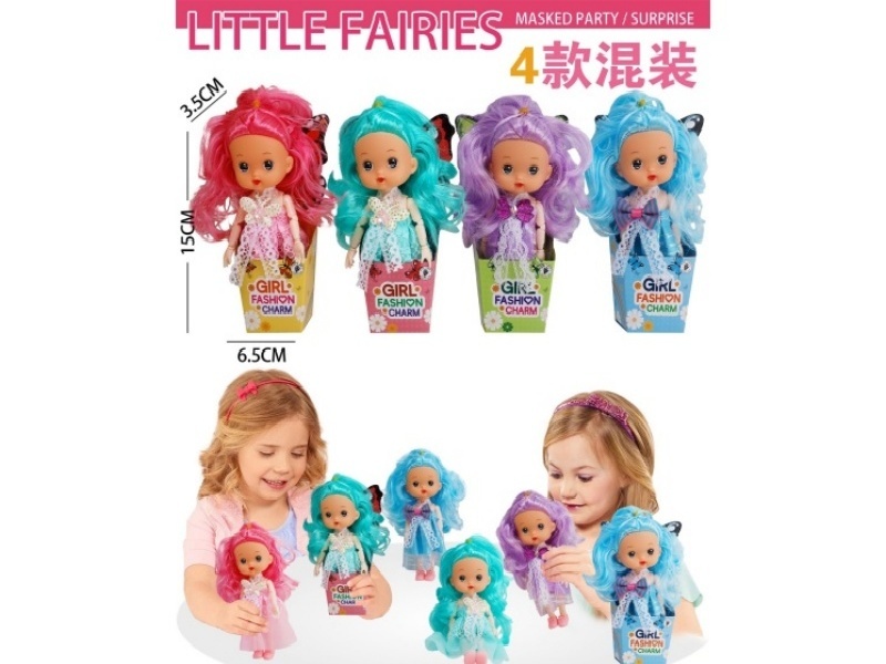 6-Inch 12-Joint Milu Doll (4 Mixed Sets)