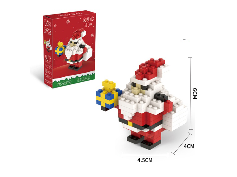 Christmas Series - 158 PCS Of Santa Claus Building Blocks