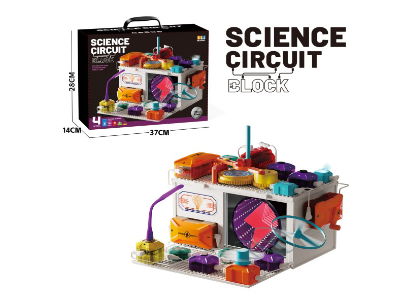 Circuit Building Blocks: Plotter + Indicator Light + Bamboo Dragonfly Small Fan + Small Desk Lamp