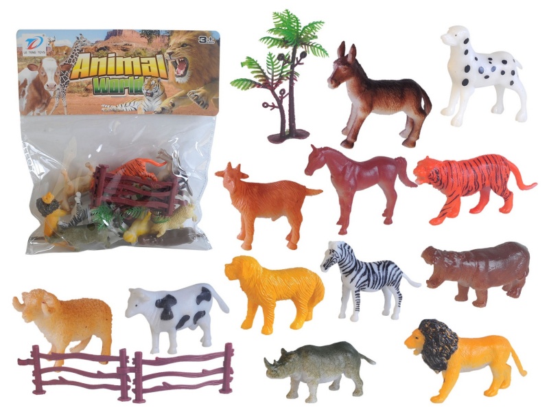 Pvc Simulated Animal 14Pcs