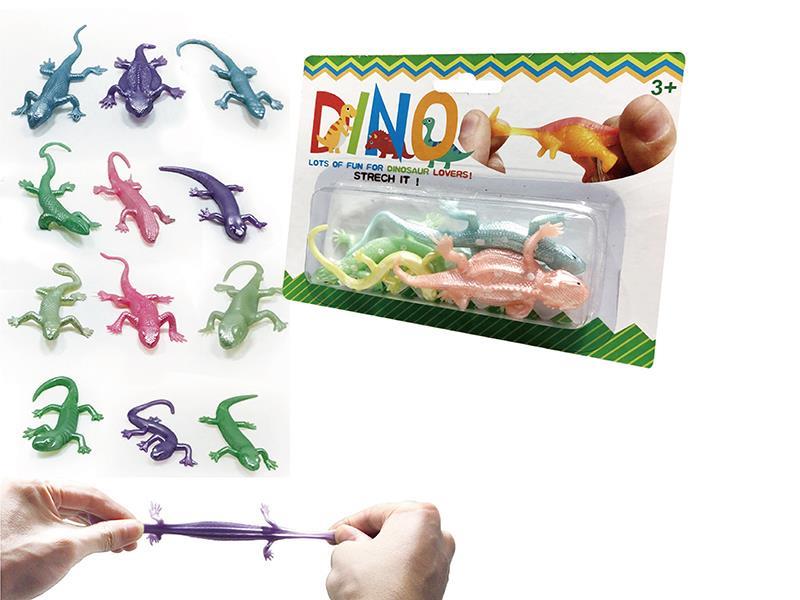 Stretch Toy  Lizard 4pcs