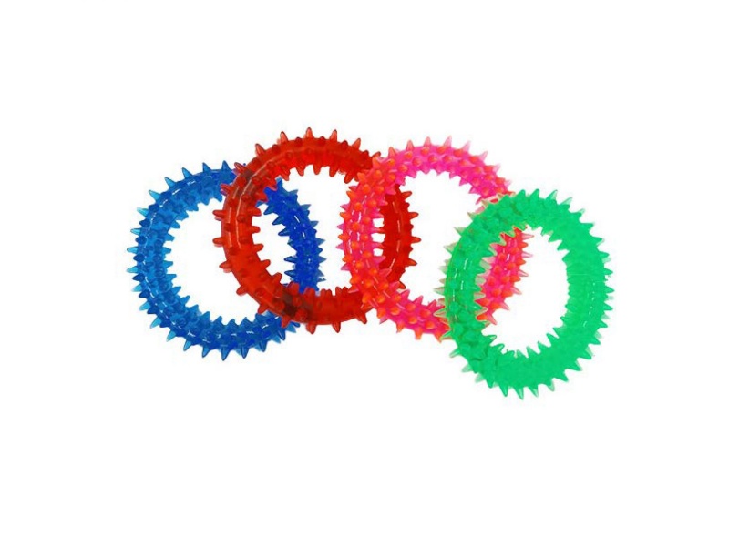 Pvc Small Spiny Ring Pet Toys