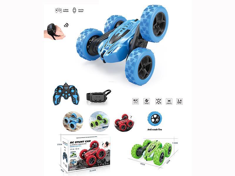 2.4G Double Remote Control Double-Sided Stunt Car