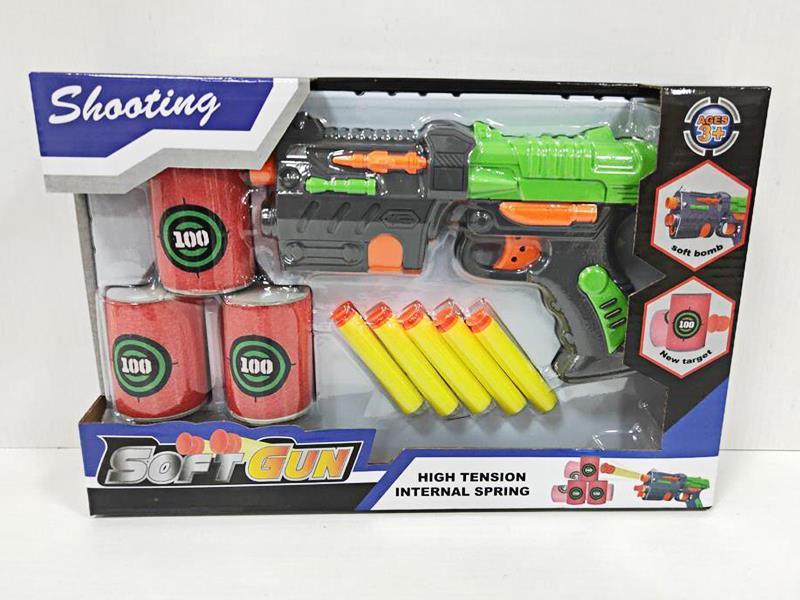Soft Bullet Gun With EVA Target