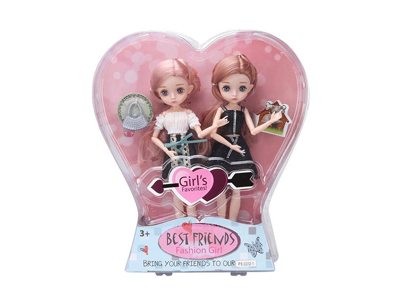 10" Fashion Dolls 2pcs