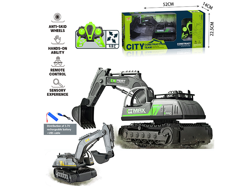 1:12 4-Channel Remote Control Excavator