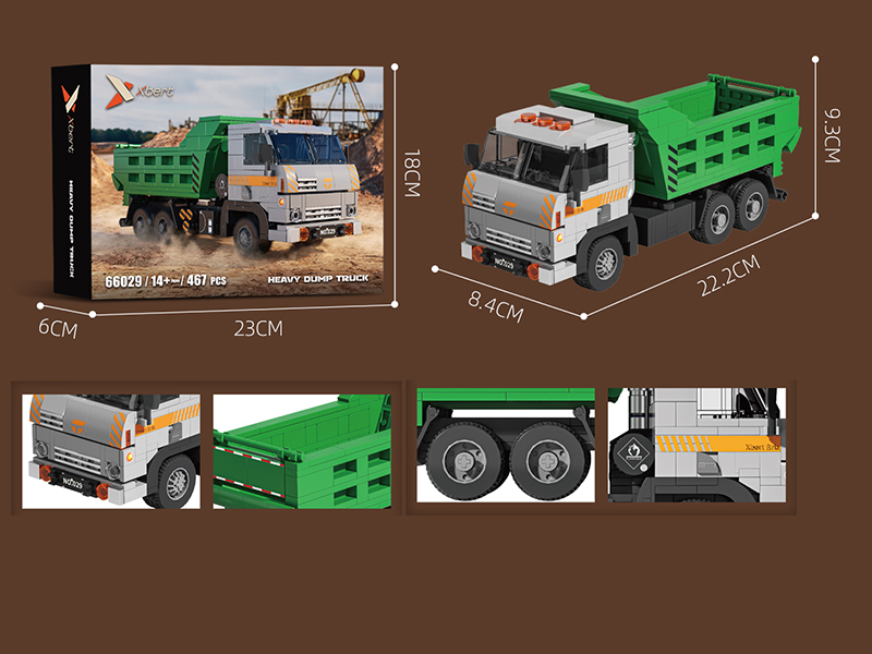 Heavy Dump Truck Model Building Blocks 467PCS