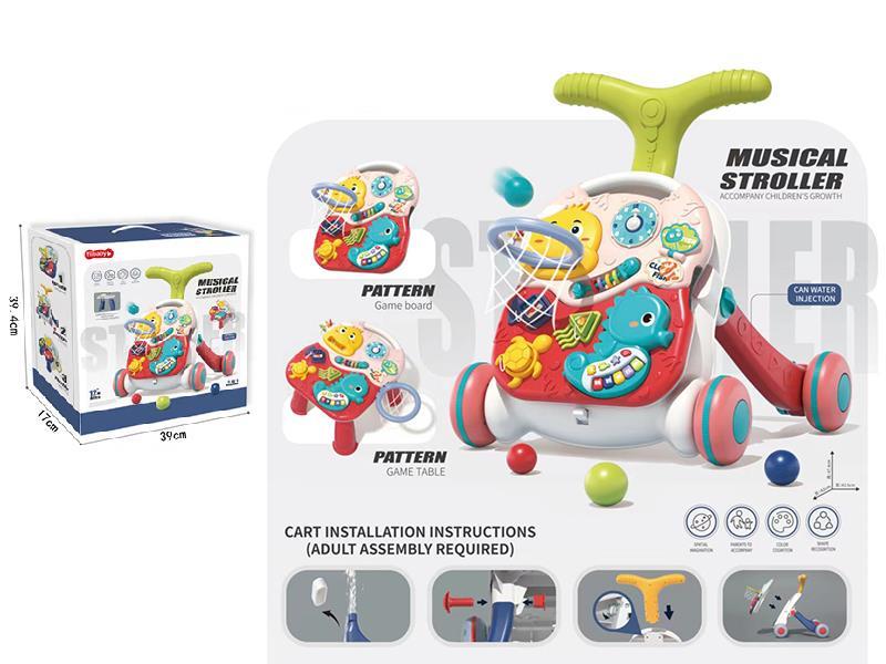 Baby Walker & Stroller 3 In 1