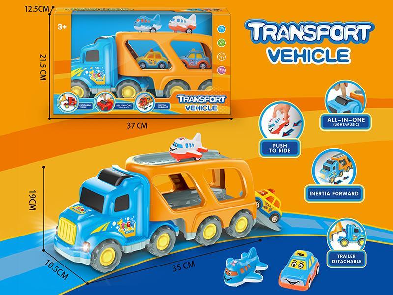 Friction Trailer With Sound And Light