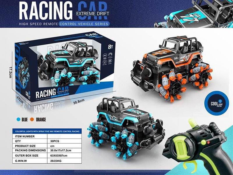 2.4G 6-Channel Remote Control Explosive Wheel Jeep Truck(Included Batteries)