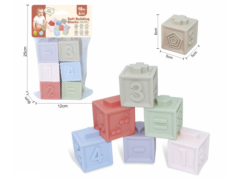 Constellations & Numbers Soft Building Blocks 6pcs