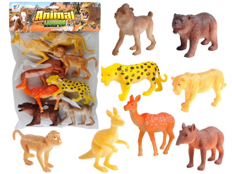 Pvc Simulation Animal 8Pcs