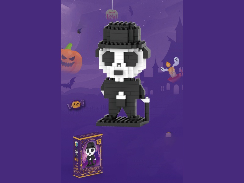 Halloween Series Skull Forest Building Blocks 188 PCS