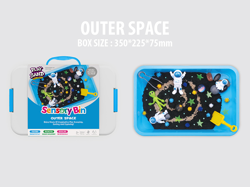 Play Sand Sensory Box Outer Space Set