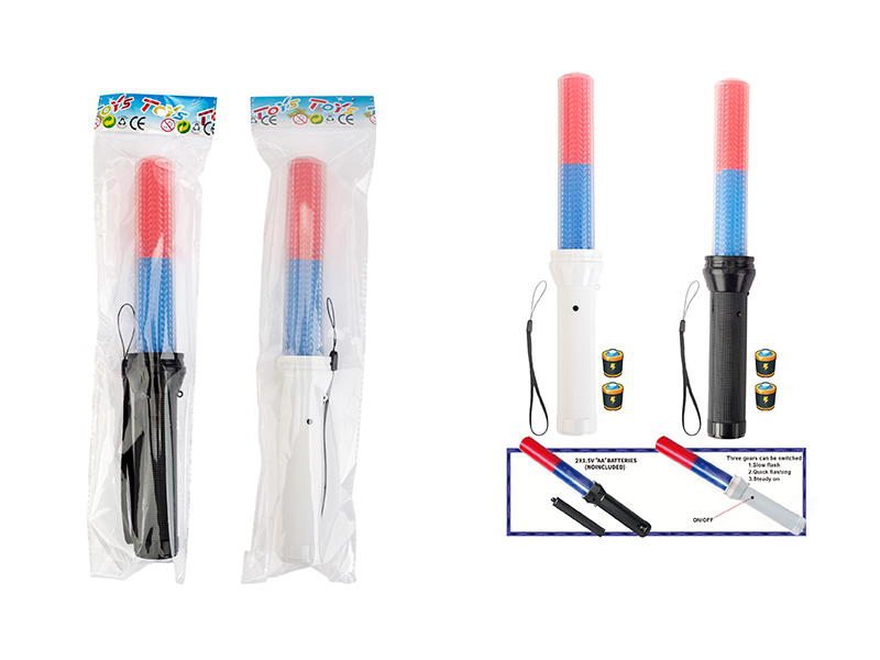 Traffic Baton Toy(Three Gears Of Red And Blue Light)