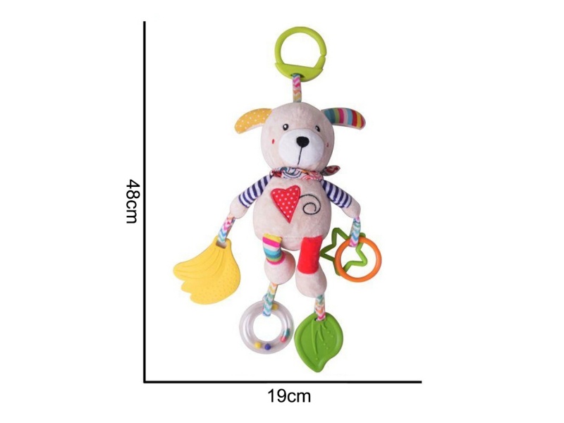 Plush Heart Dog Large Pendant Baby Comfort Plush Animal Toy