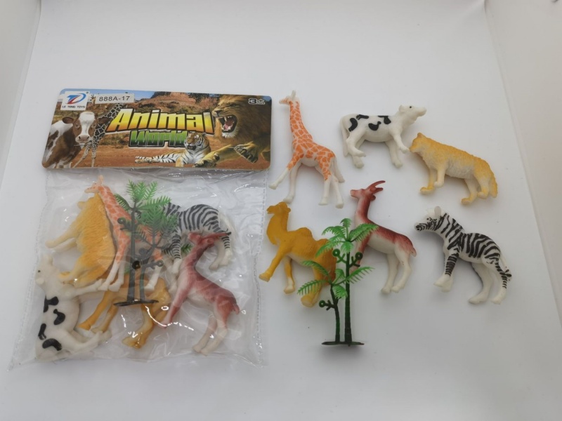 Pvc Simulation Animal 7Pcs
