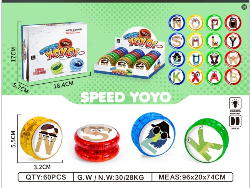 Letter Yo-Yo (12Pcs)