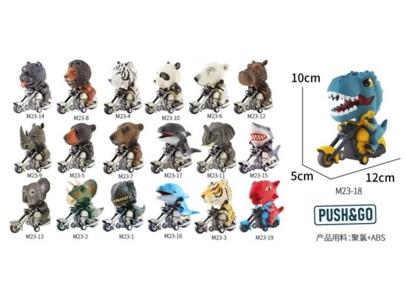 Cartoon Dinosaur Inertial Car - Tyrannosaurus Rex