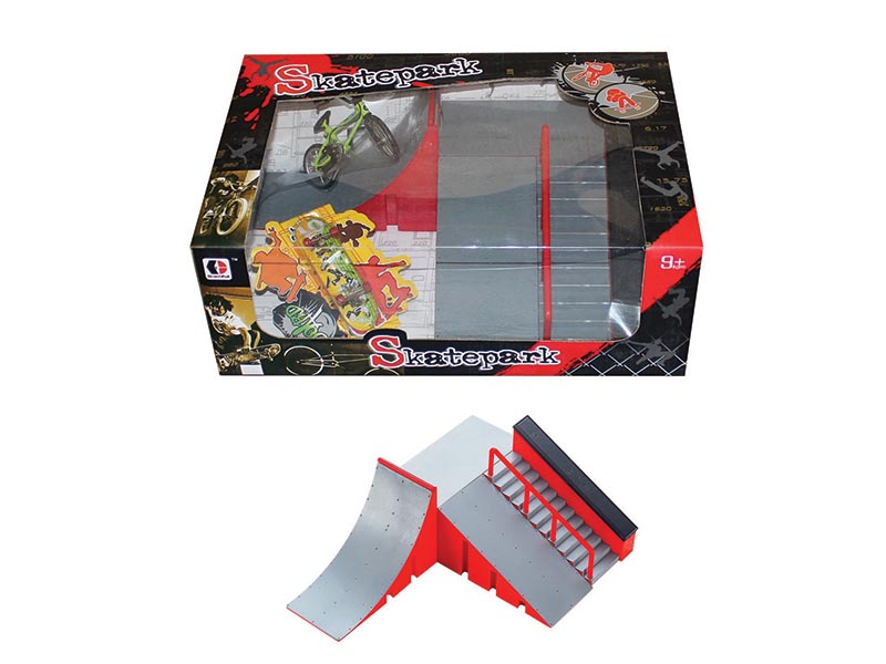 Bicycle Finger Skateboard Skate Park Set