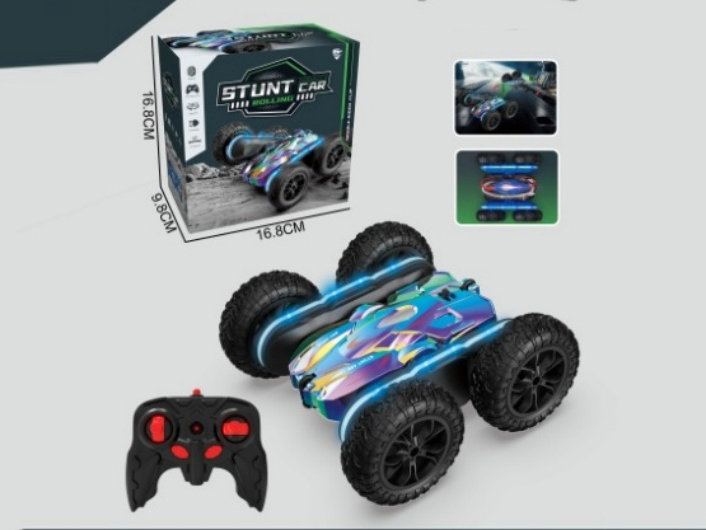 2.4G Four-Wheel Special Effects Seven-Color Light Strip Remote Control Car Usb Cable 3.7V Power Package