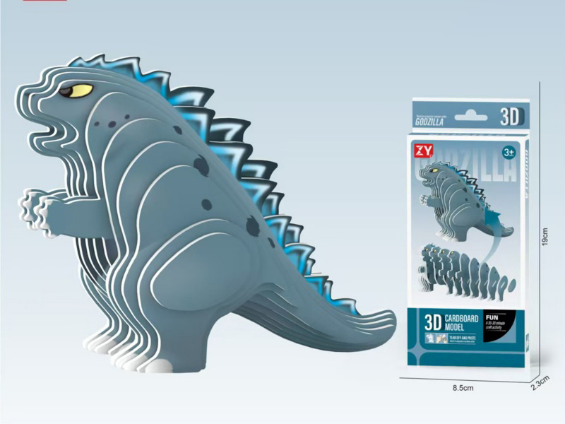 Diy3D Godzilla Jigsaw Puzzle