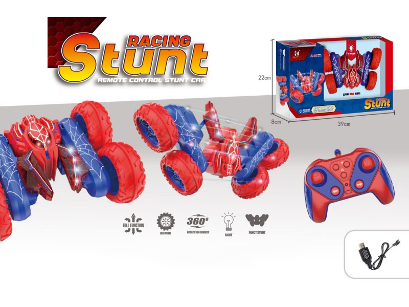 Remote-Controlled Stunt Blooming Car