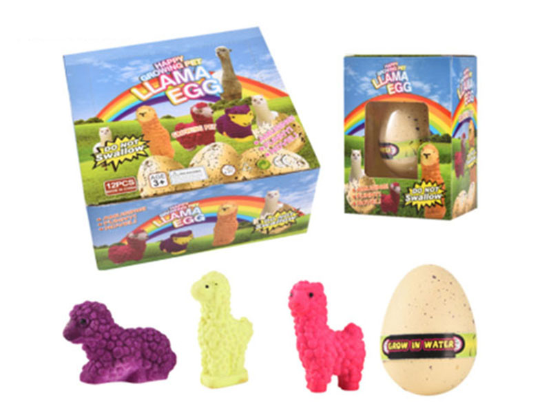 Hatching Llama Egg Growing Toys 12pcs