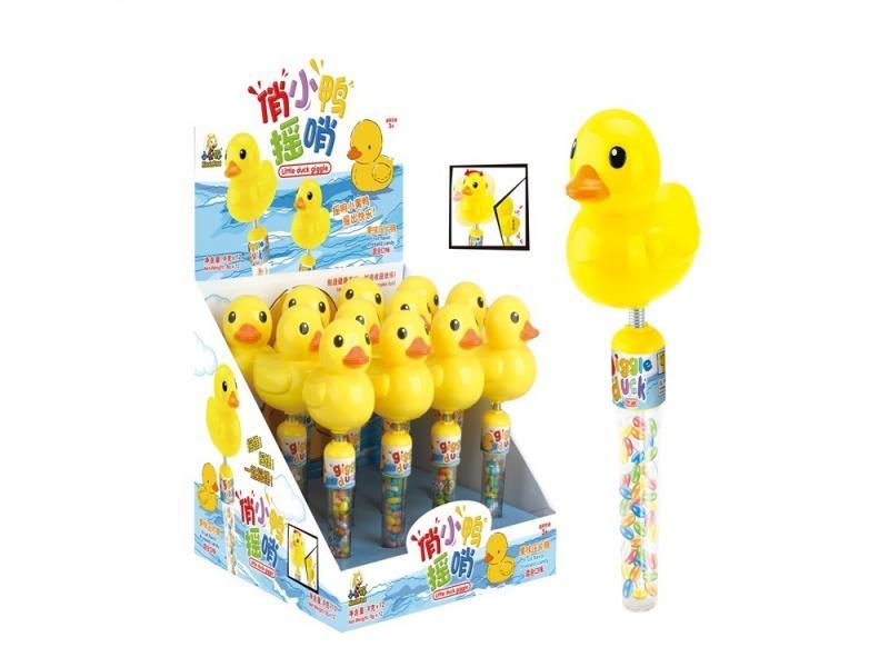 Two Solid-Colored Little Yellow Ducks/Stuffed With Sugar/Candy Toys