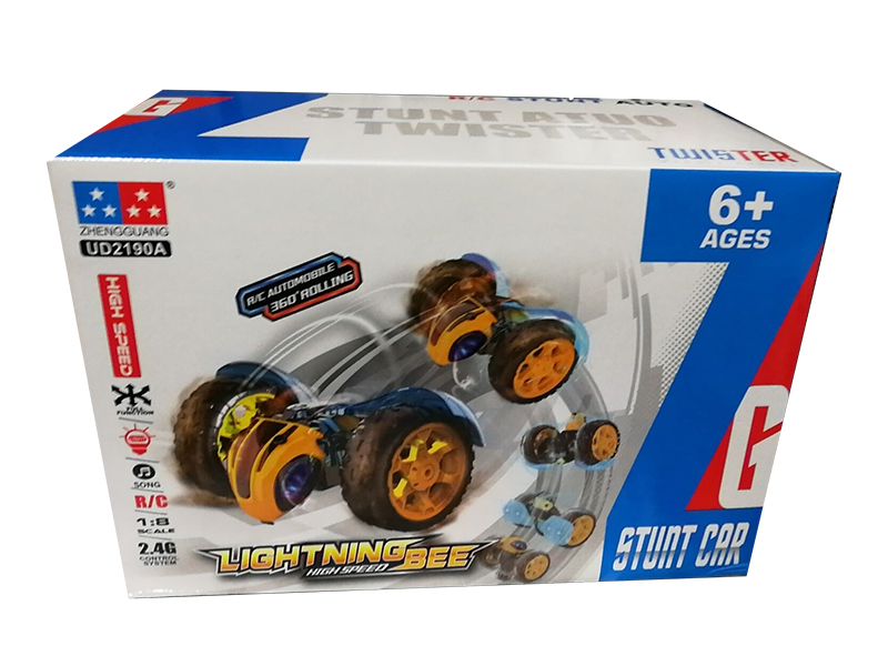 1:8 2.4G Remote Control Lighting Bee Stunt Car