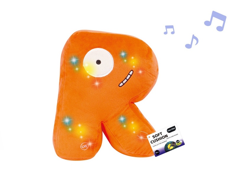 Alphabetic Plush Soothing Pillow - R