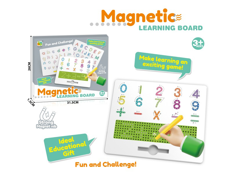 Magnetism Brushwork Drawing Board (Color Digital Board) (406 Beads)