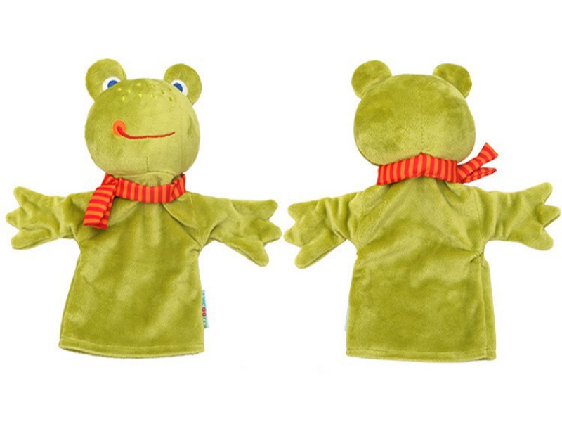 Parent-Child Interactive Frog Plush Hand Puppets
