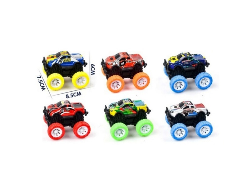 Four Pieces Of Inertial Metal Off-Road Vehicles