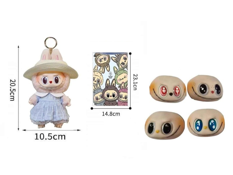 Rabbu Rubber Face Plush Doll