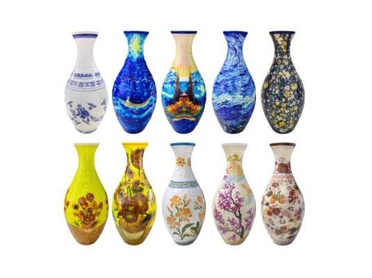 160 PCS Of 3D Vase Jigsaw Puzzle