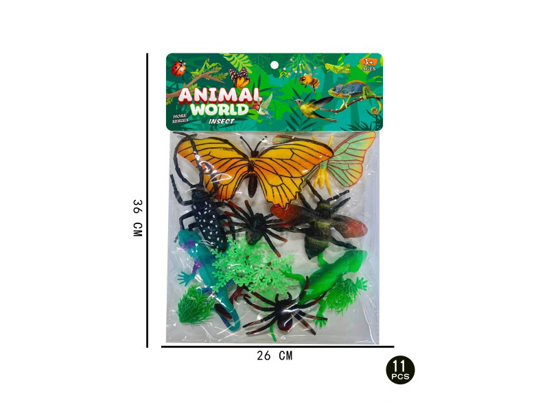 Insect Combination: 11 Pcs